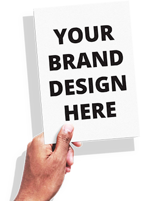 Hand Holding Paper Mockup